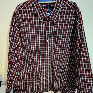 Mens Chaps Button down dress shirt, Size 4XB